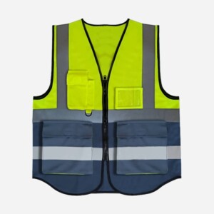 High Visibility Safety Vest Multiple Color Fabric Type (5 Pockets)